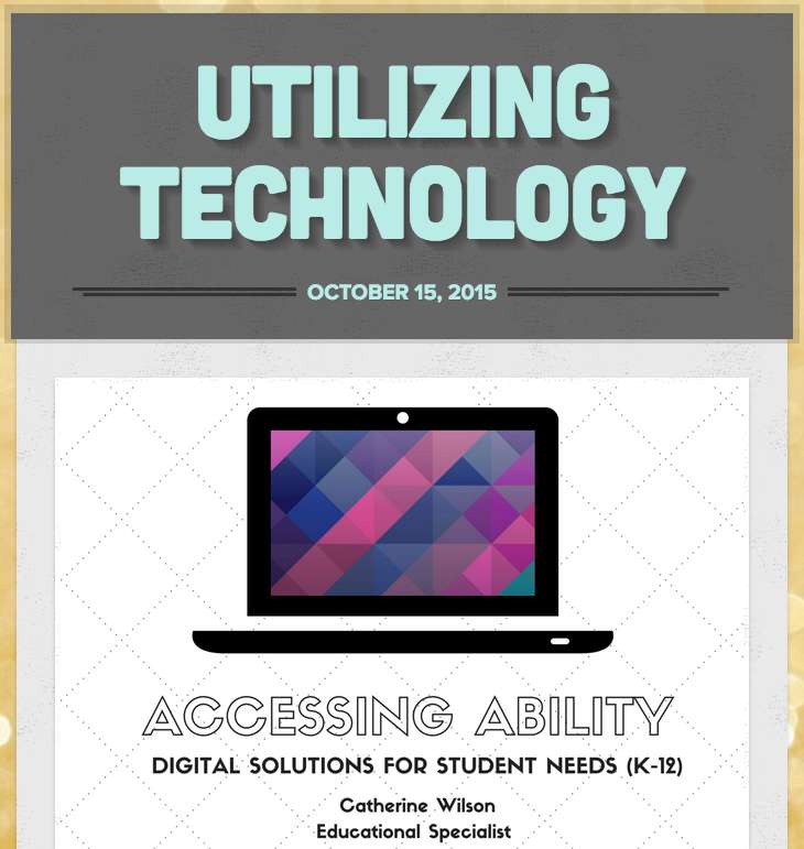 Utilizing Technology Flyer